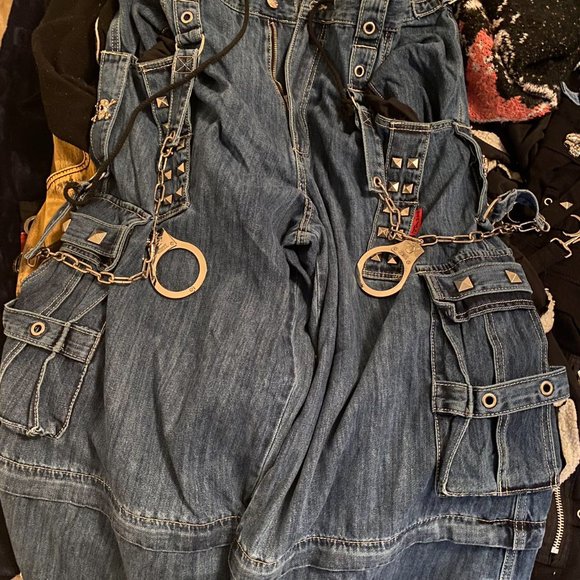 Tripp NYC Lock Up Pants [LIGHT BLUE DENIM] - Picture 7 of 9